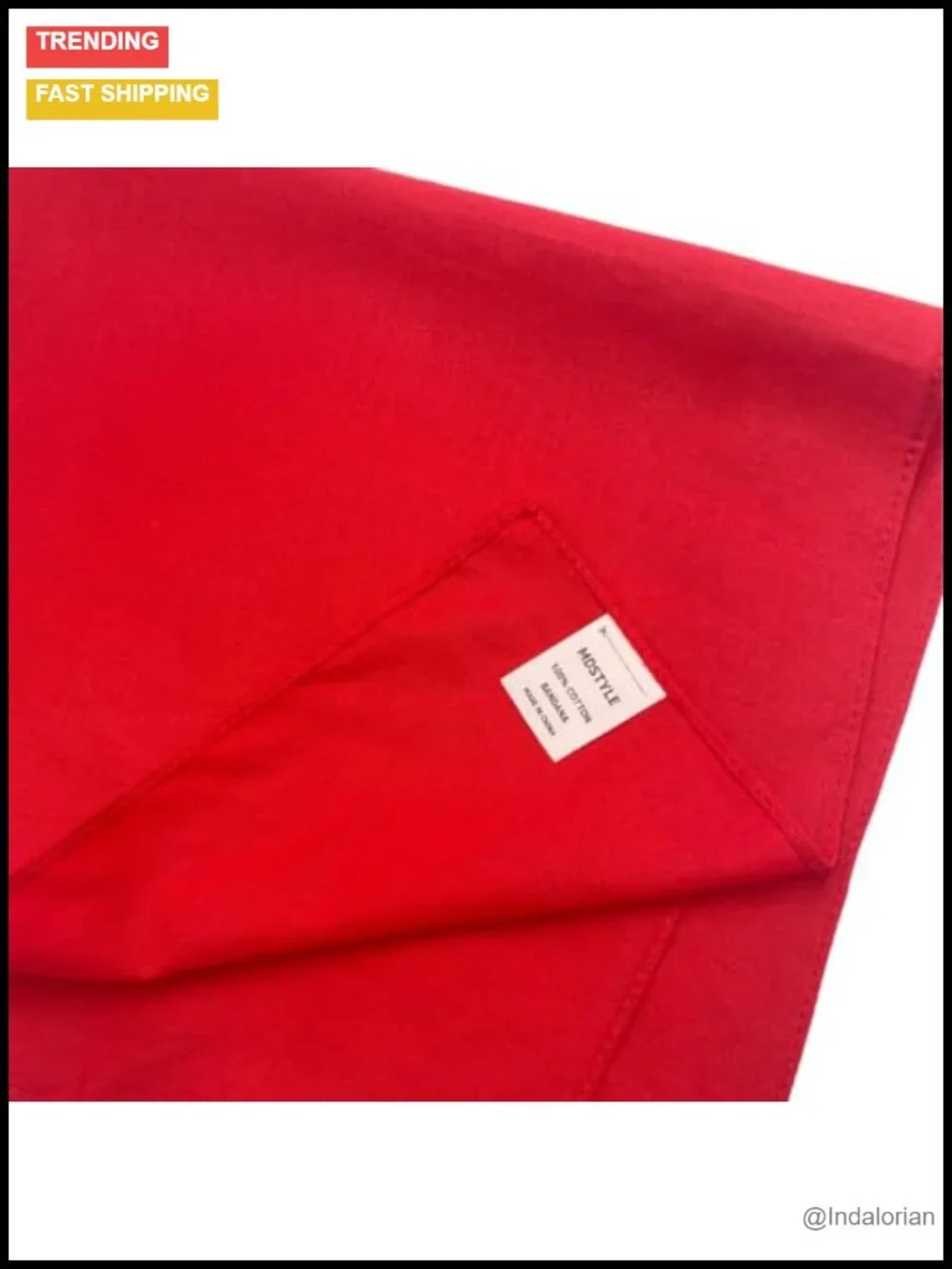100% Cotton Solid Bandana 22x22 Handkerchief Head Scarf Unisex